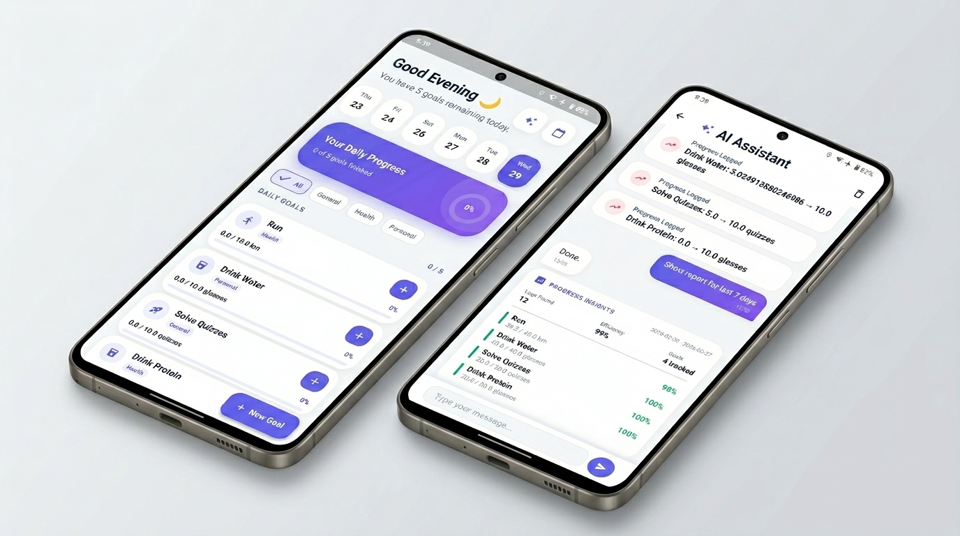 GoalStream AI interface preview